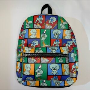 Squidward Mini Backpack Spongebob Meme Nickelodeon Bioworld